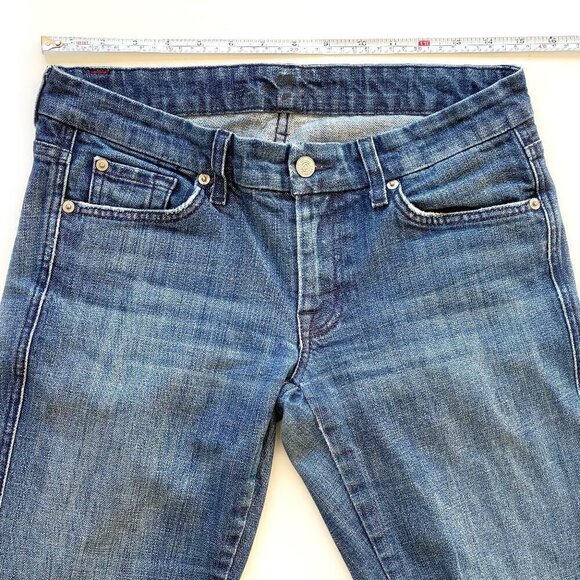 Vintage 7 For All Mankind Womens Low Rise Bootcut Jeans W29 x L29 Made in USA - Picture 10 of 13